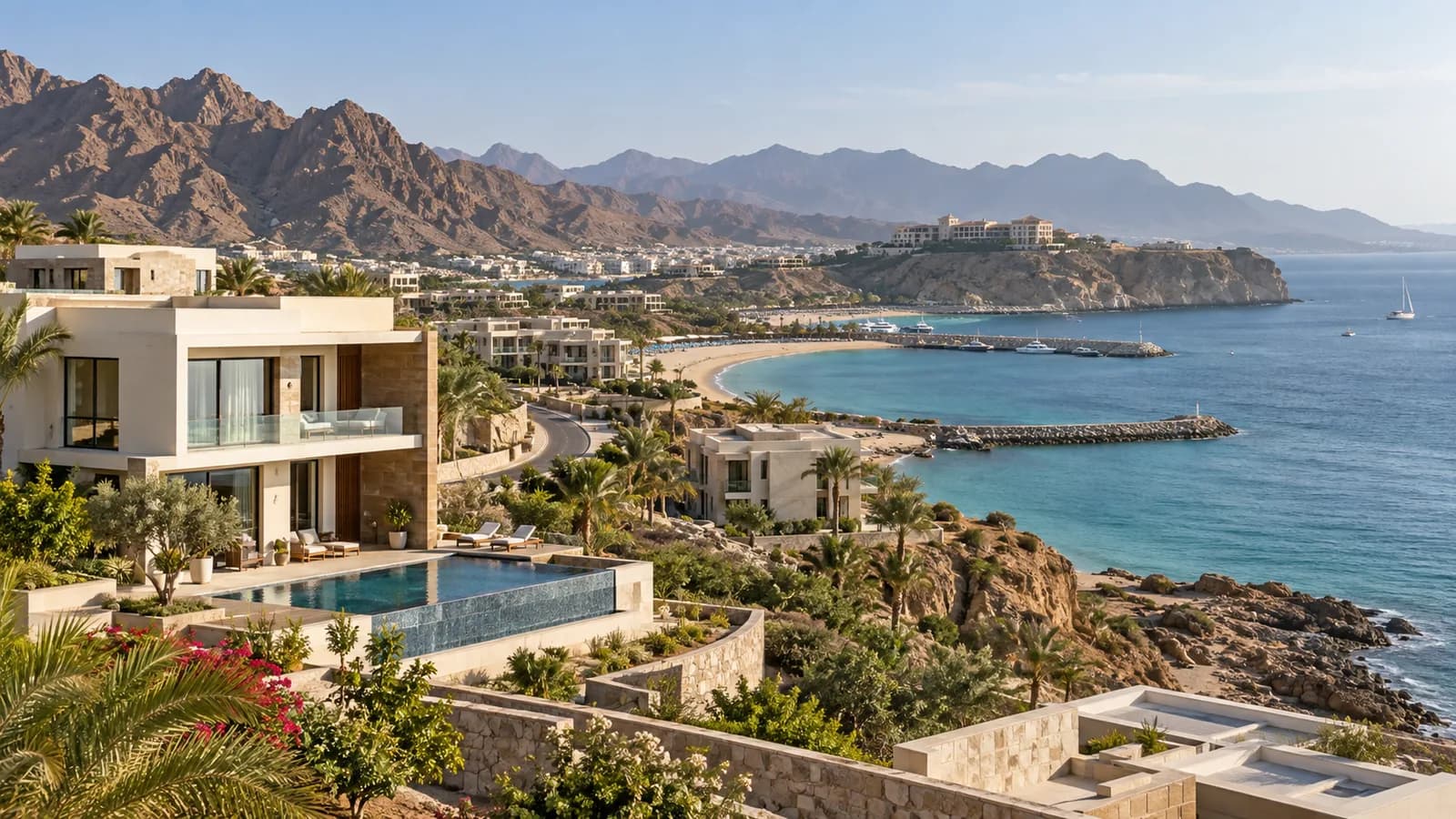 Coastal residential community in Muscat
